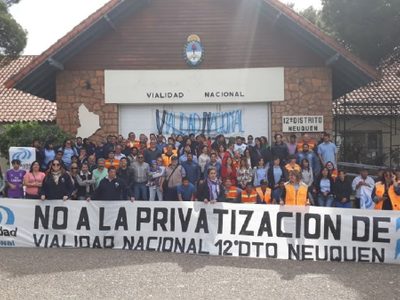Trabajadores de Neuquén cuestionaron el cierre de Vialidad Nacional y aseguraron que no son ñoquis