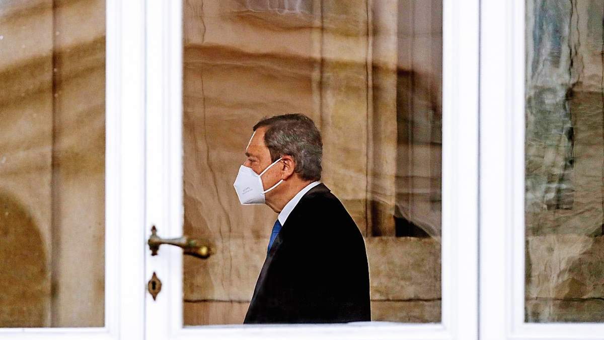 El banquero Mario Draghi