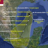 Rafael se debilita a tormenta tropical en el Golfo de México tras azotar Cuba