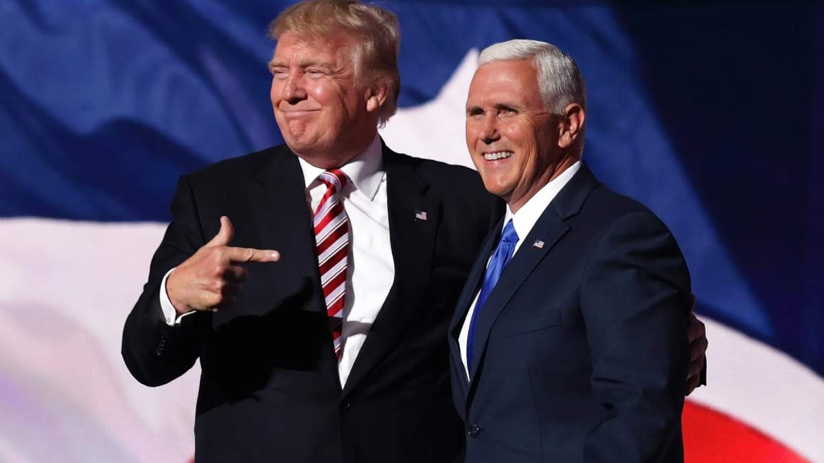Mike Pence y Donald Trump. Fuente: (Twitter)