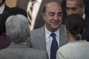Jesús Murillo Karam en una asamblea del PRI en 2015