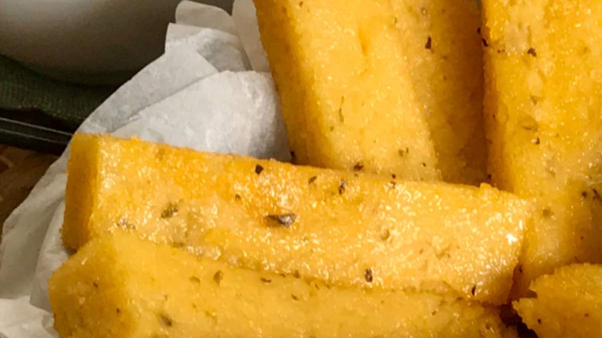 Bastoncitos de polenta. Fuente: (Instagram)