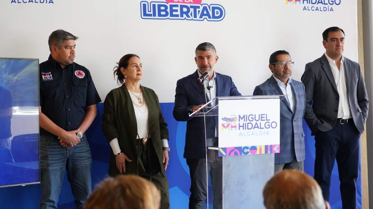 El alcalde en conferencia de prensa