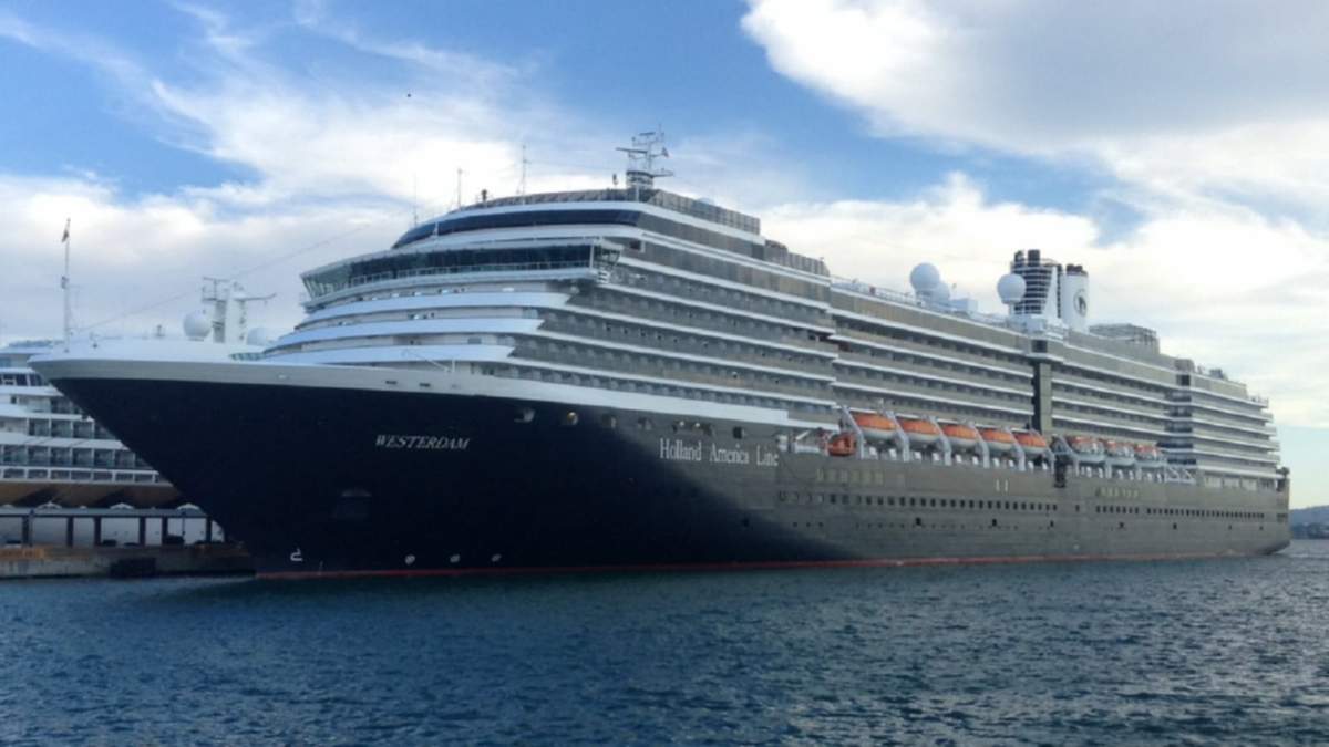 Crucero Westerdam. Fuente:(Twitter)