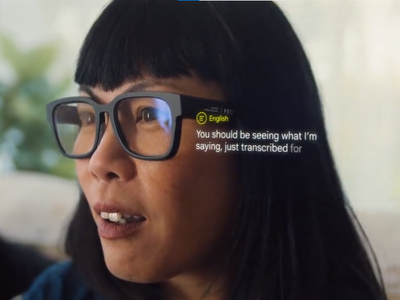 Google presenta prototipo de gafas que transcriben y traducen en tiempo real gracias a tecnología AR