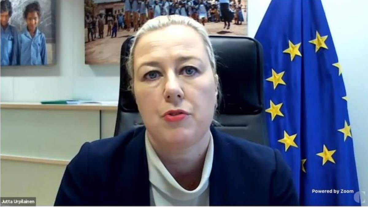 La comisaria de Cooperación Internacional, Jutta Urpilainen