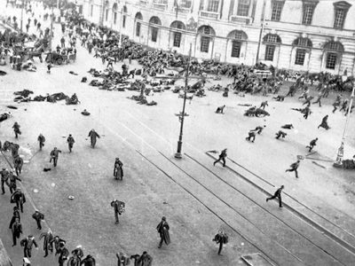 Desde las agitadas calles de Petrogrado