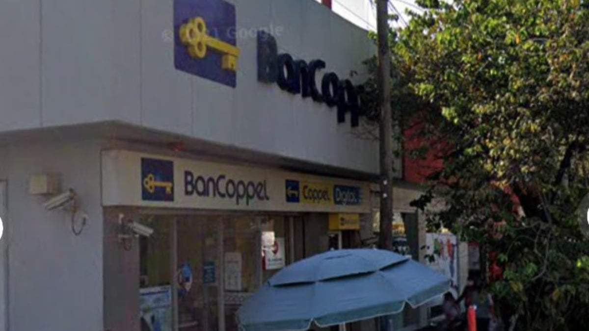 Coppel ubicado en el cruce de la avenida Morelos y la calle Melchor Ocampo
