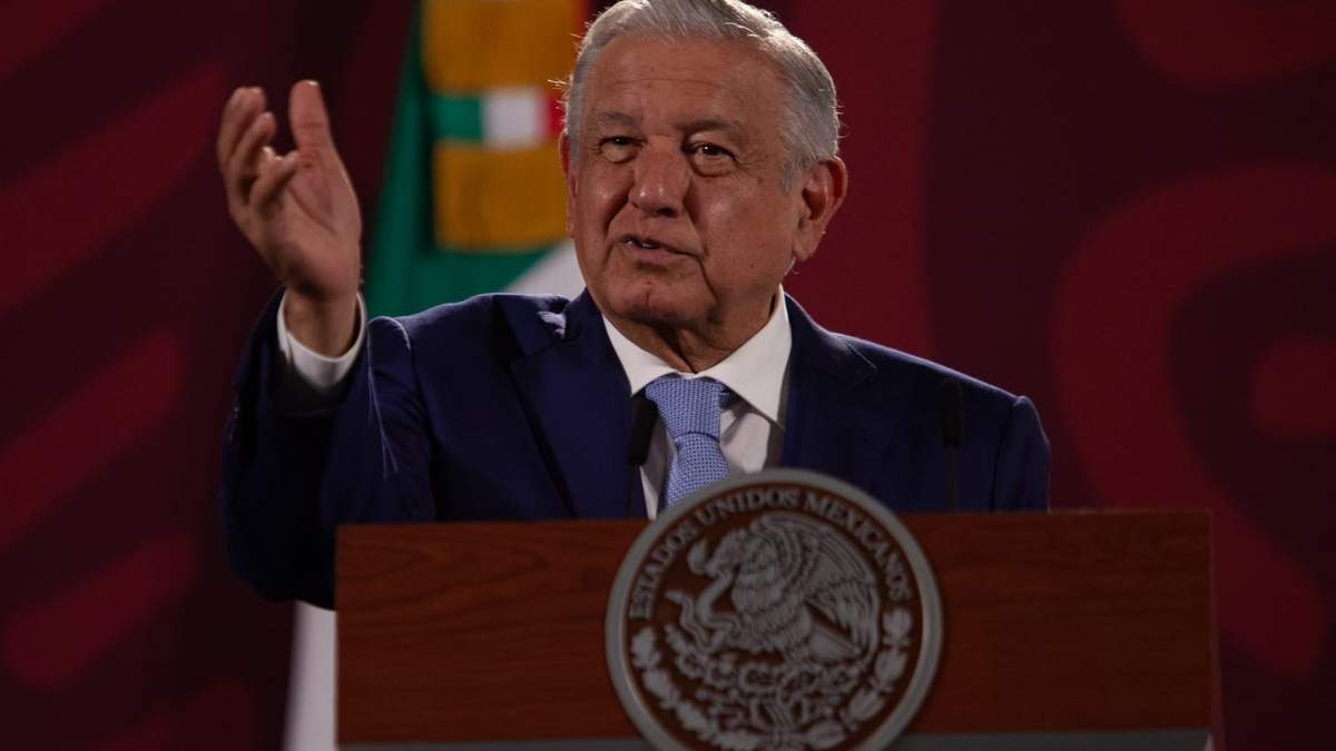 Presidente López Obrador en conferencia matutina