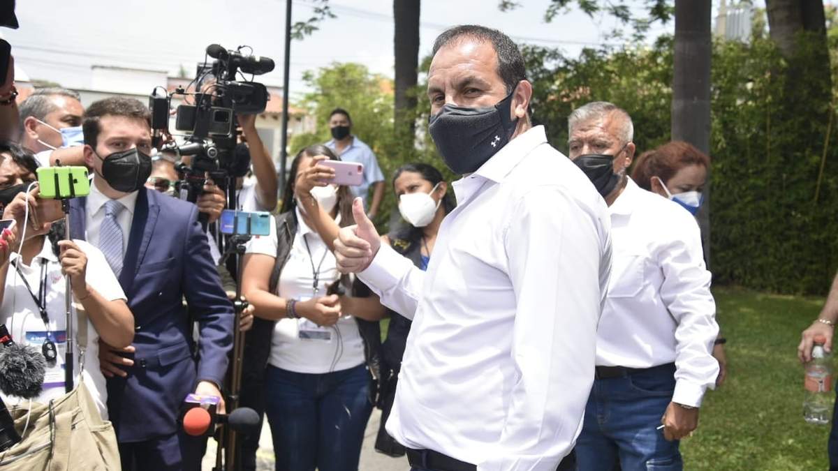 El gobernador de Morelos, Cuauhtémoc Blanco