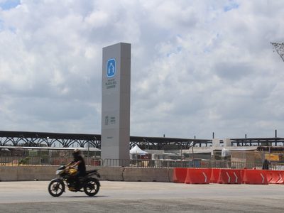 Del júbilo por la inauguración, al abandono de la estación del Tren Maya en Playa del Carmen