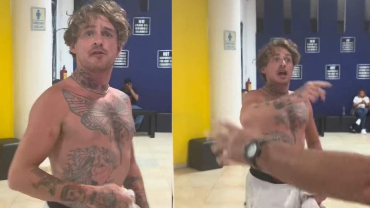 Stephany grabó la agresión que sufrió por parte de un turista extranjero. Usuarios piden identificarlo.