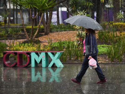 Alerta amarilla en CDMX este domingo por lluvias y vientos fuertes con posible granizo