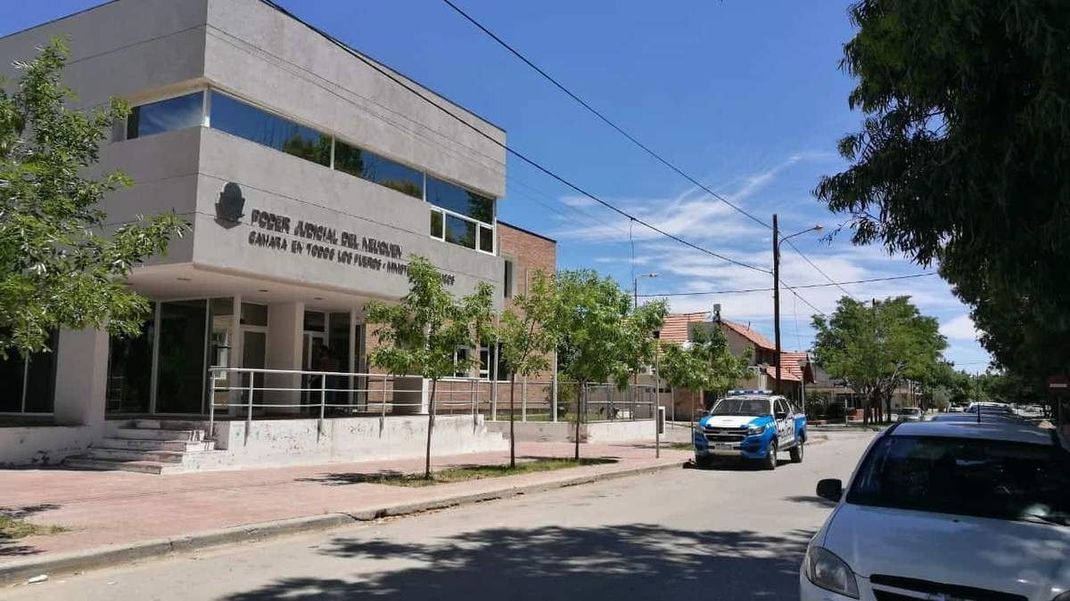 Edificio judicial en Cutral-Co. Fuente: (Twitter)