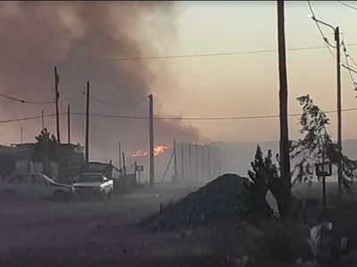 Hartos de los incendios en el basural, vecinos de Nueva Esperanza en Neuquén, exigen su traslado