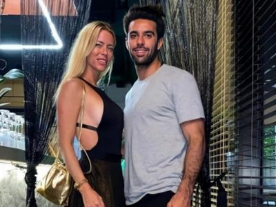 A los besos: Nicole Neumann y su novio, muy apasionados durante una salida