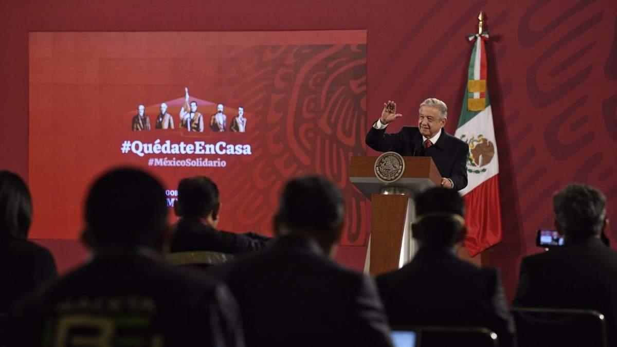Una conferencia del presidente Andrés Manuel López Obrador