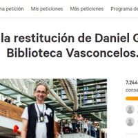 Elena Poniatowska y usuarios de la Biblioteca Vasconcelos piden restituir a Daniel Goldin