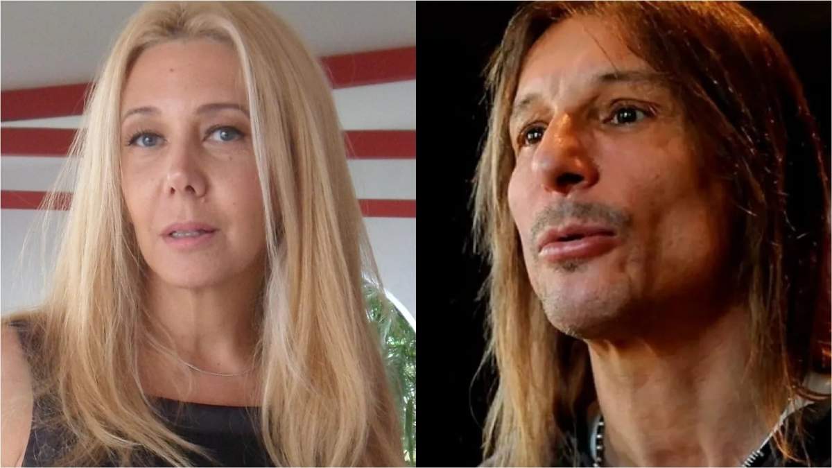 Maria Nannis y Claudio Caniggia. Fuente: (Instagram)
