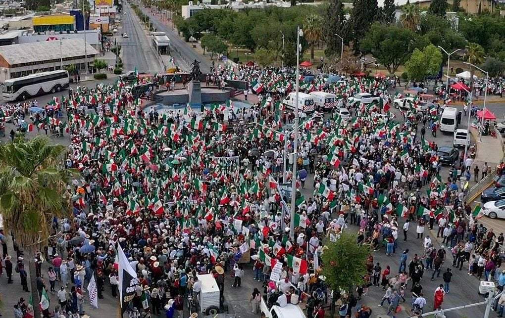 Ariadna Montiel asegura que marcha contra Maru Campos reunió 20 mil personas en Chihuahua