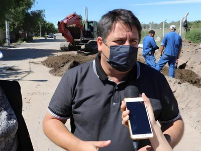 Avanza la pavimentación de un importante corredor al sur de Neuquén Capital