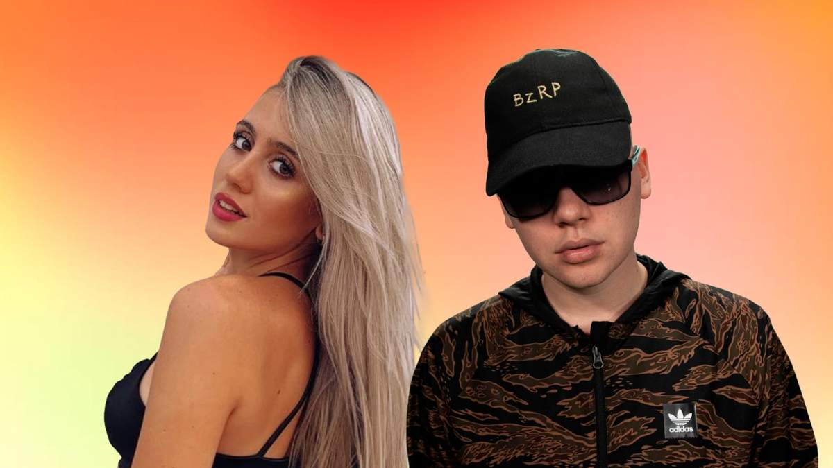 Morena Beltrán y Bizarrap. Fuente: (Minuto Neuquén)