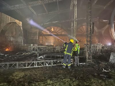 Salón de fiestas se incendia durante una boda en hacienda de San Miguel de Allende