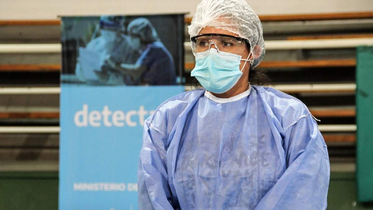 Voluntaria del DetectAR en Neuquén. Fuente: (Twitter)