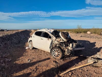 Tragedia en la Ruta 5: un muerto tras un violento vuelco cerca de Añelo