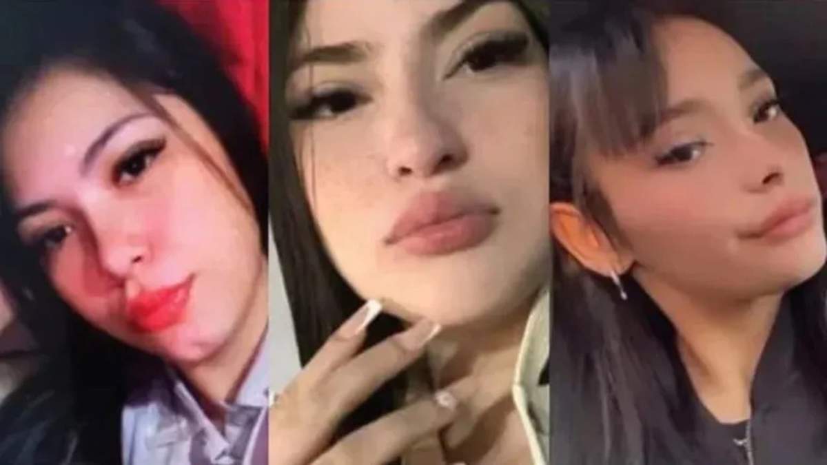 Lara Morena Gutiérrez (15), Morena Verri (20) y Brenda Loreley Del Castillo (20)