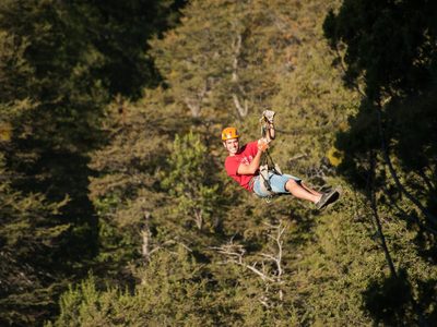 Canopy: la disciplina que suma adeptos para volar entre los árboles