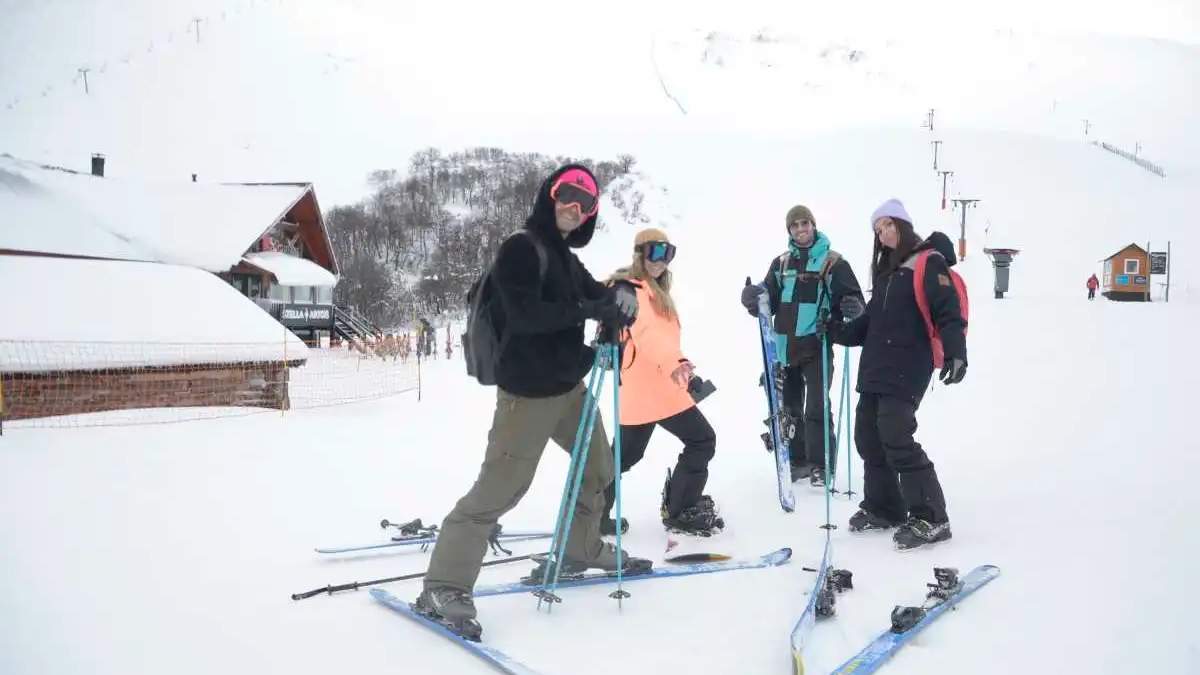 El cerro Chapelco fue visitado por más de 3.100 ciudadanos. Fuente: (Twitter)