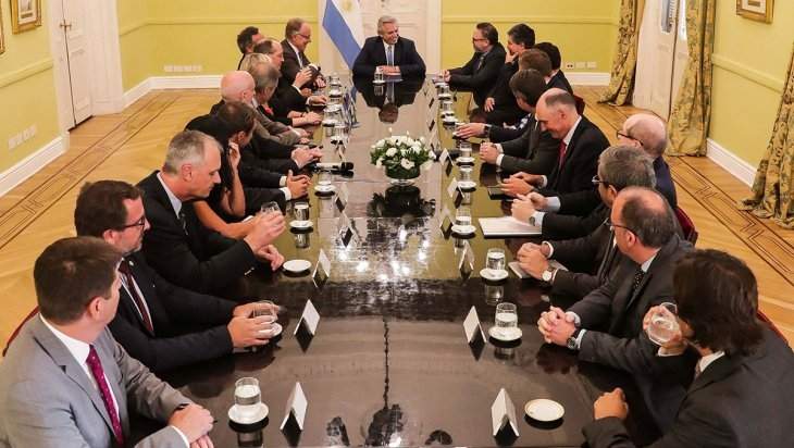 Reunión de Fernández con las petroleras Fuente: (Instagram)