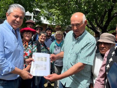 Productores y crianceros del Centro se reunieron con Figueroa: quieren titularidad de las tierras