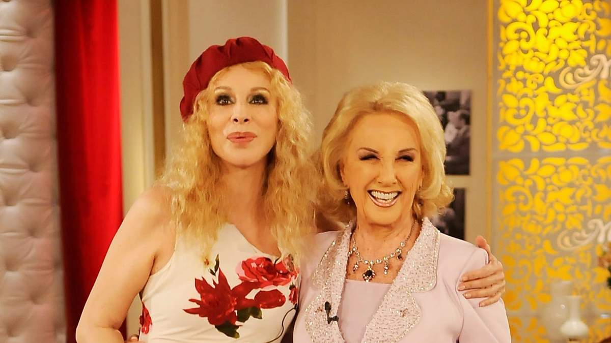 Nacha Guevara y Mirtha Legrand. Fuente: (Twitter)