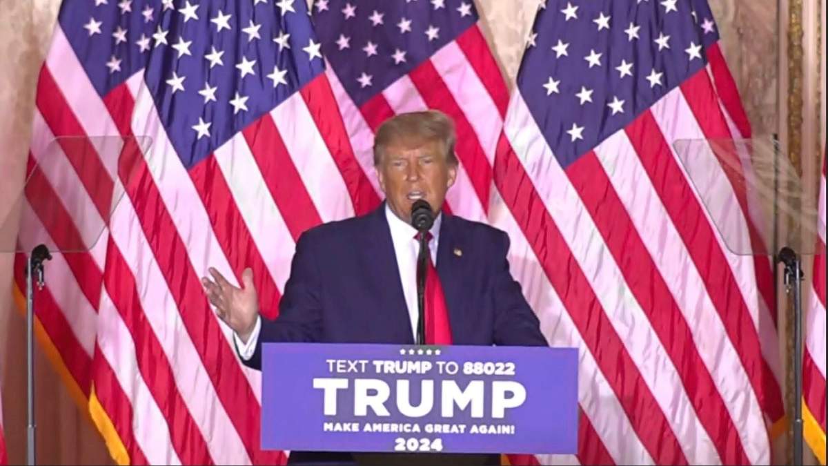 El discurso de Trump