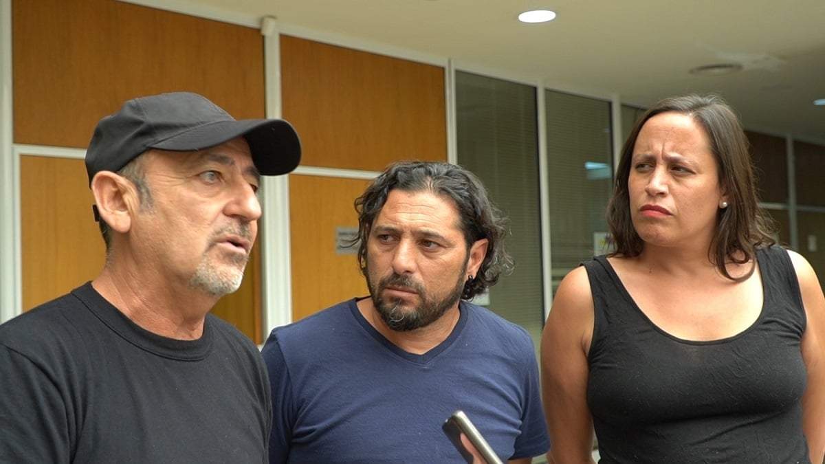 Raúl Godoy, Andrés Blanco y Julieta Katcoff del FIT. Fuente (FIT)