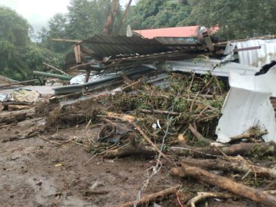 Reportan nueve muertos en Puebla por el paso de la tormenta Jerry