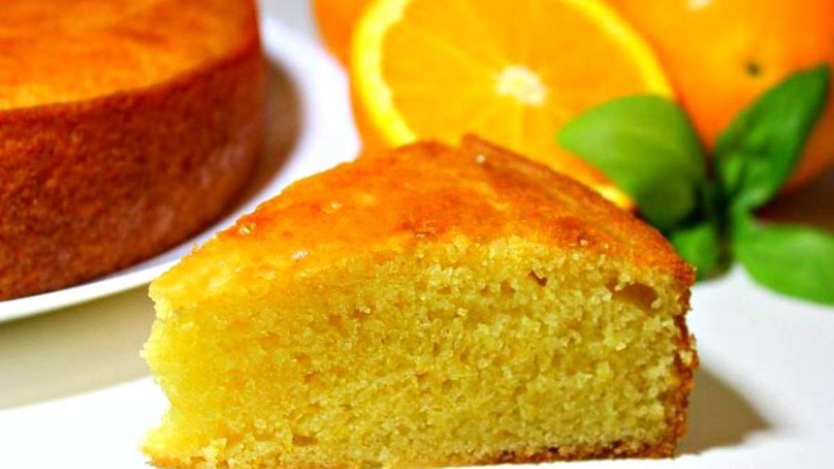 Bizcochuelo de naranja sin harina. Fuente: (Instagram).