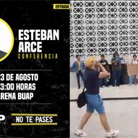 La BUAP cancela conferencia de Esteban Arce ante reclamo de alumnos (Videos)