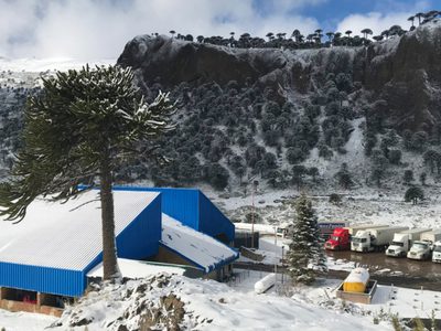 Nieve en rutas: todos los pasos fronterizos se encuentran inhabilitados