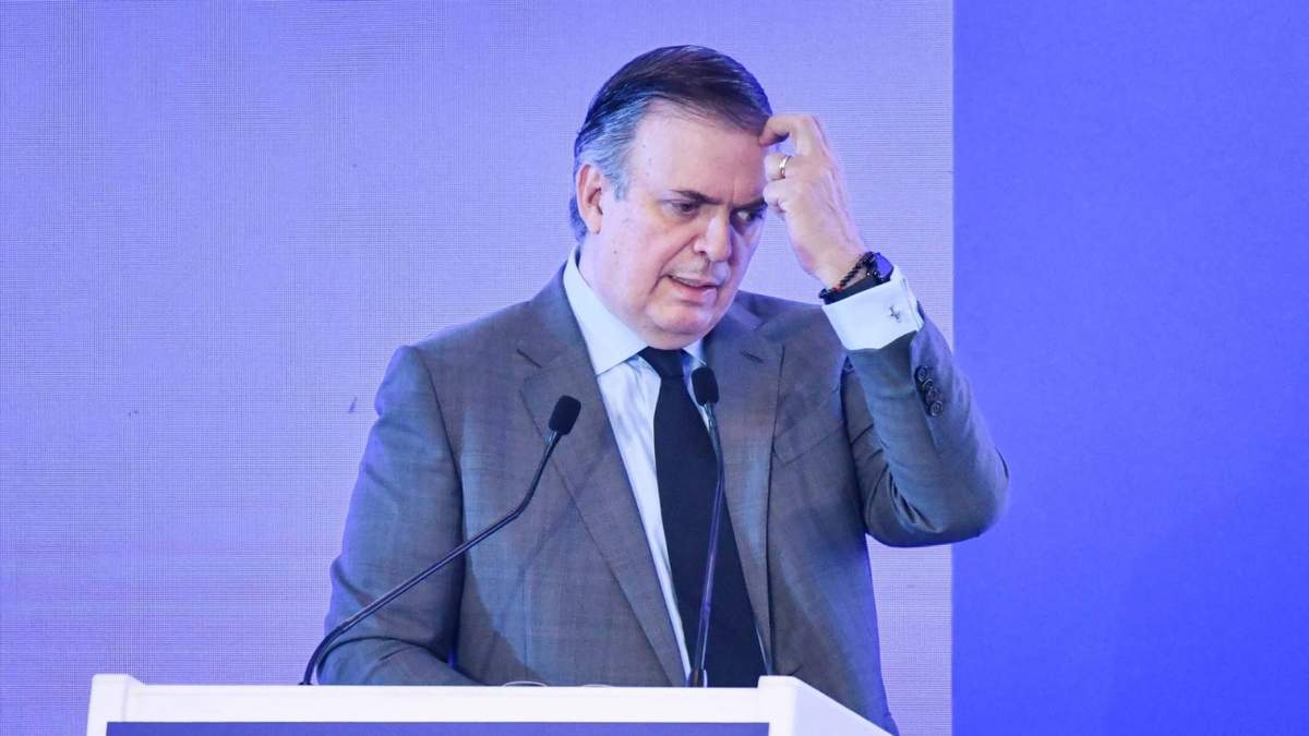 Marcelo Ebrard, durante su participación en la Reunión Nacional de Consejeros Regionales (RNCR) 2025 de BBVA