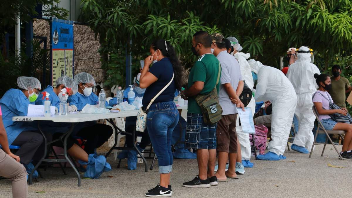Pruebas covid-19 en Acapulco