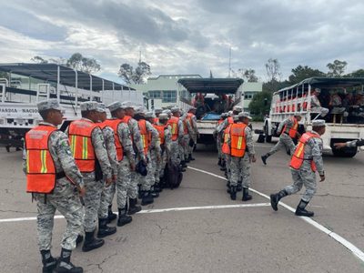La Marina envía a mil 800 elementos a Guerrero y abre centros de acopio