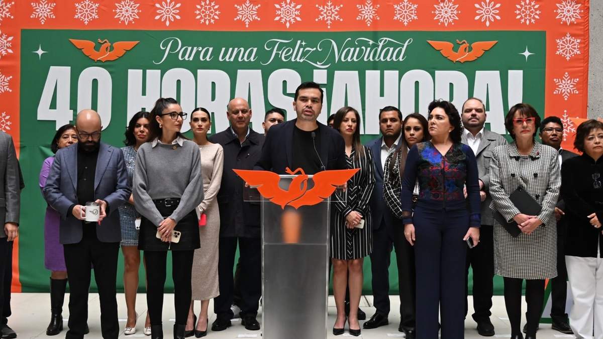 La bancada de Movimiento Ciudadano se pronunció a favor de las 40 horas, para que se discuta el tema en el pleno de la Cámara de Diputados
