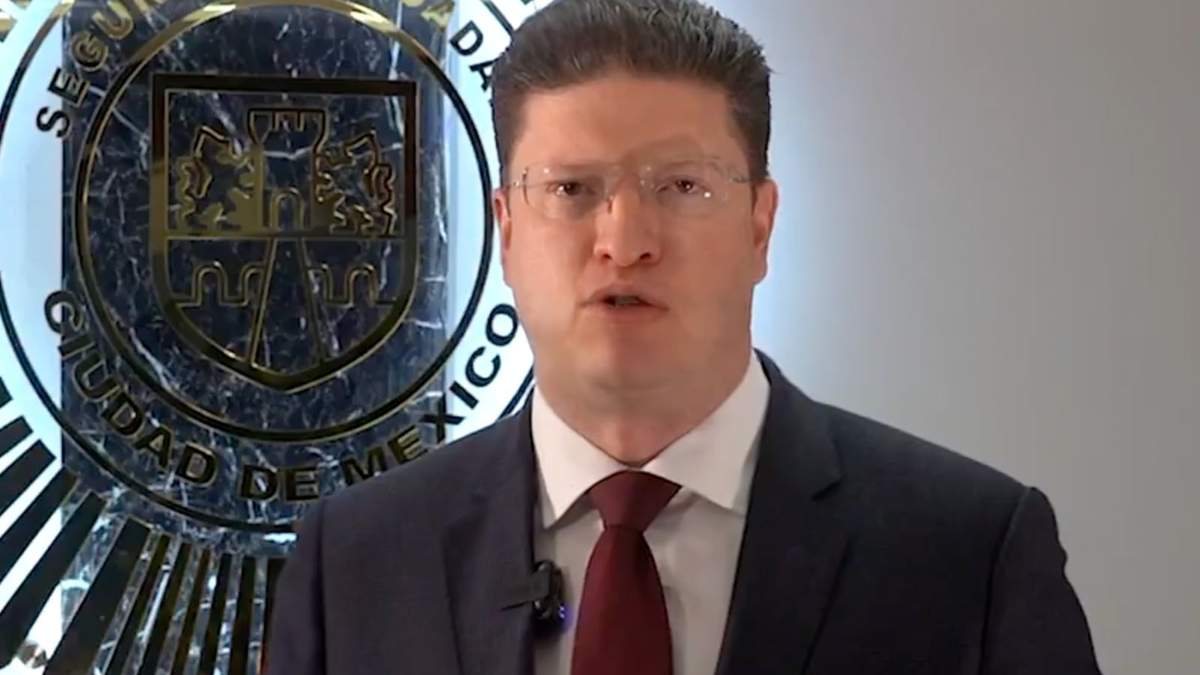 El titular de la Secretaría de Seguridad Ciudadana (SSC), Pablo Vázquez