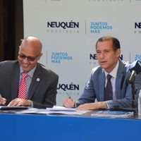 Omar Gutiérrez firmó una carta de intención de cooperación mutua con la ONU