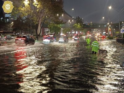 Lluvias CDMX: 126 encharcamientos, 46 árboles caídos y se desborda Río San Buenaventura