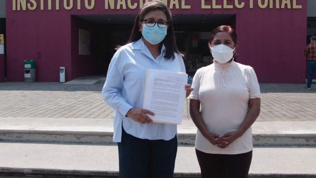 Las diputadas Aleida Alavez y Graciela Ortiz