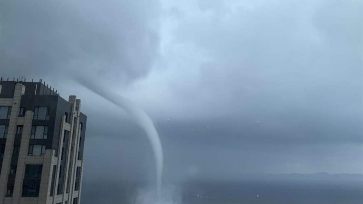 Tornado en Pekín, China (Archivo)